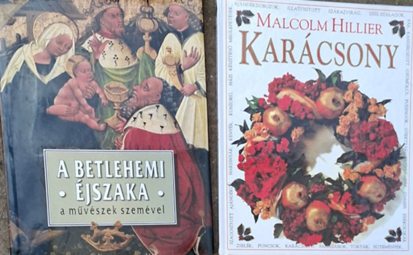 2 db kar�csonyos k�nyv : 1. A Betlehemi �jszaka 2. Kar�csony