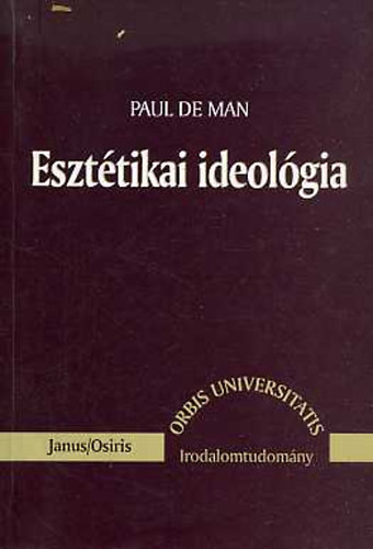 Paul de Man - Eszttikai ideolgia