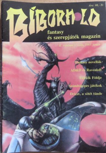 Bborhold (Fantasy s szerepjtk magazin) 1993. II.vfolyam/1-12. (Teljes vfolyam, lapszmonknt)