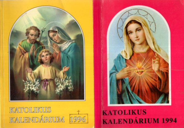 Czoborczy Bence  (szerk.) - Katolikus kalendrium ( 7 db egytt ) 1994., 1996., 1997., 1998., 1999., 2003., 2004.