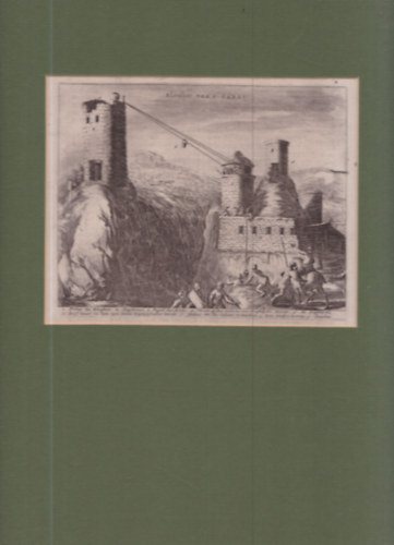 Szent Szabbasz (Mar Saba) kolostor (eredeti rézmetszet, paszpartuban)