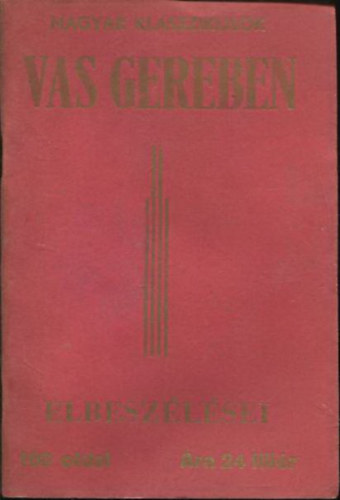 Éber János - Vas Gereben elbeszélései