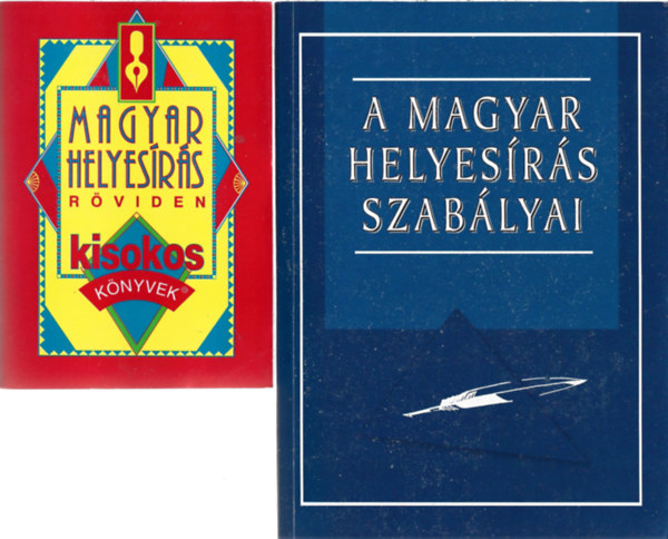 2 db k�nyv, Magyar helyes�r�s r�viden, A magyar helyes�r�s szab�lyai