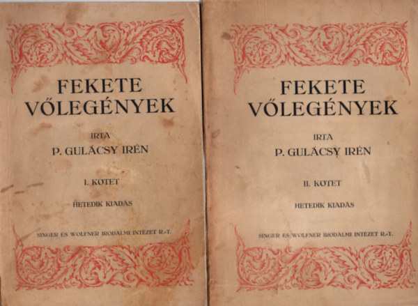 P. Gul�csy Ir�n - Fekete v�leg�nyek I-III. (egybek�tve)