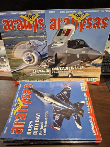 Tőrös István (Főszerk.) - Aranysas magazin 2024/1-12. (teljes évfolyam, lapszámonként, 11db) - 2024/3. szám hiányzik!