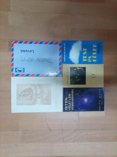 Keith Ward, Josemar�a Escriv�, Anthony De Mello, Harangoz� Imre - 5 k�nyv a kereszt�ny hit�lettel kapcsolatban: Isten v�letlen sz�ks�gszer�s�g, �t, Test �s l�lek im�ja, Ipiapi atya levelei, Radna f�nyes csillaga
