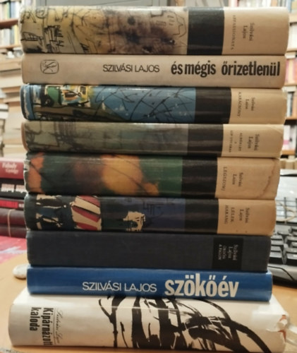 Szilv�si Lajos - 9 db Szilv�si Lajos: Alb�rlet a S�p utc�ban; Appassionata; �s m�gis �rizetlen�l; Kar�csony; Kip�rn�zott kaloda; L�gszomj; L�lekharang; �rd�g a falon; Sz�k��v