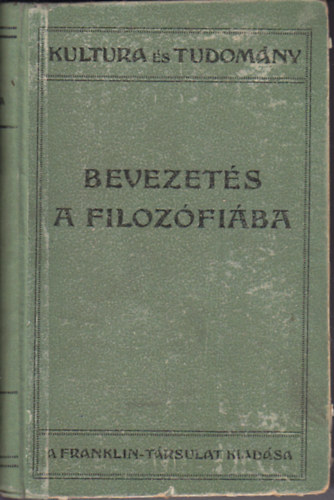 Dr. Jerusalem Vilmos - Bevezet�s a filoz�fi�ba