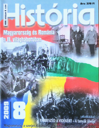 Hist�ria XXXI. �vfolyam 8. sz�m 2009.