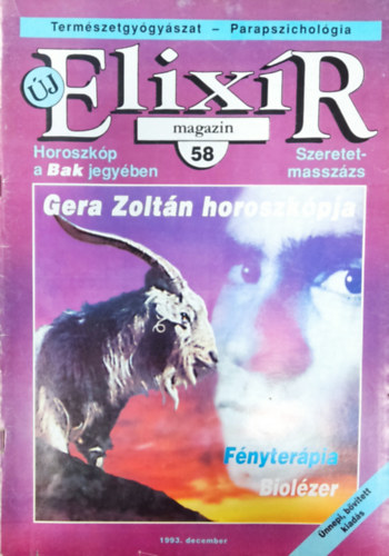 Dr. Nagy R�bert  (szerk.) - �j Elix�r magazin 1993. december