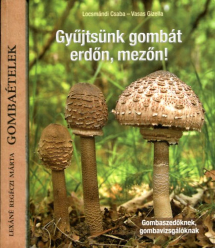 Locsmndi Csaba - Vasas Gizella - Lexn Regczi Mrta - 2 db gombaknyv: Gyjtsnk gombt erdn, mezn! - Gombatelek