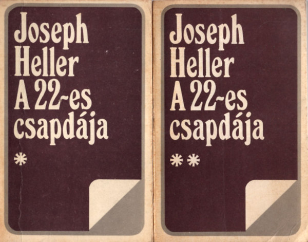 Joseph Heller - A 22-es csapd�ja I-II.