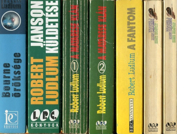 Robert Ludlum - 5 db Robert Ludlum knyv: Bourne rksge + Janson kldetse + A Matarese kln I-II. + A fantom + Ikarusz hadmvelet I-II.