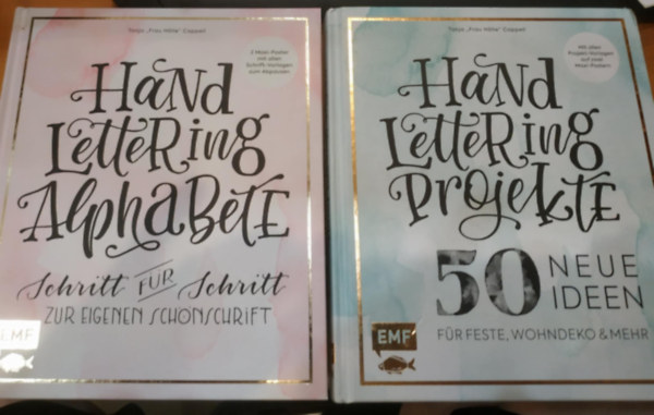 Tanja "Frau H�lle" Cappell - 2 db Hand Lettering Alphabete + Hand Lettering Projekte 50 neue ideen