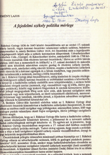 Glatz Ferenc   (szerk.) - A tudom�ny szolg�lat�ban - Eml�kk�nyv Benda K�lm�n 80. sz�let�snapj�ra (k�l�nlenyomat) (dedik�lt)