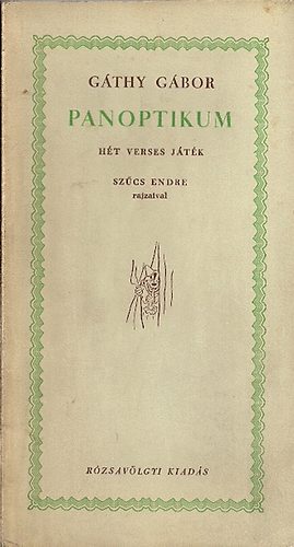 Gáthy Gábor - Panoptikum - Hét verses játék