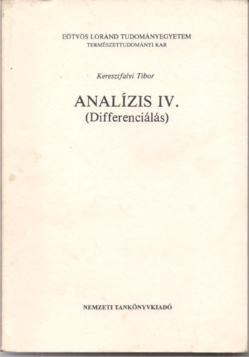 Keresztfalvi Tibor - Analzis IV.