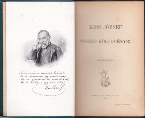 Kiss Jzsef - Kiss Jzsef sszes kltemnyei