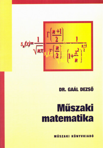 Dr. Gal Dezs - Mszaki matematika