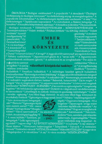 Dr. Szraz-Dr. Nmeth-Dr. Kohl - Ember s krnyezete kzpiskolai tanknyv