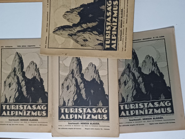 Tbb szerz - Turistasg s alpinizmus 4 szm 1923-as s 24-es szmok