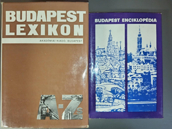 2db m - Budapest enciklopdia + Budapest lexikon A-Zs