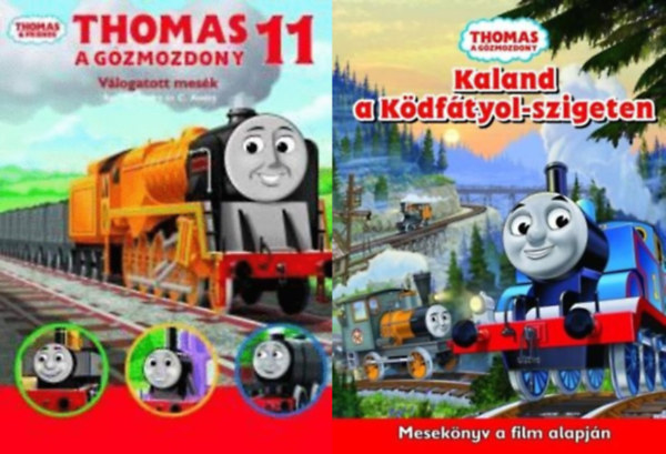 Thomas, a g�zmozdony - Kaland a K�df�tyol-szigeten + Thomas, a g�zmozdony - V�logatott mes�k 11.  (2 m�)