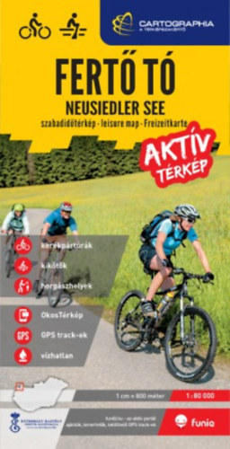 Fertő tó - Aktív térkép - 1:80 000