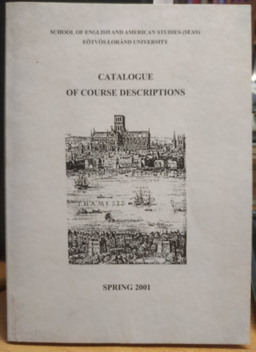 Bollobs Enik - Catalogue of Course Descriptions - Spring 2001