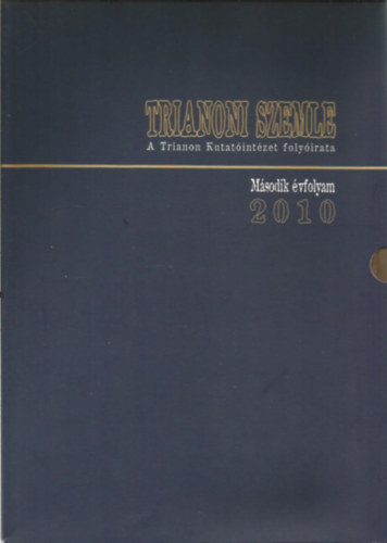 Szidiropulosz Archim�desz - Trianoni Szemle II.�vfolyam 1-4. sz�m