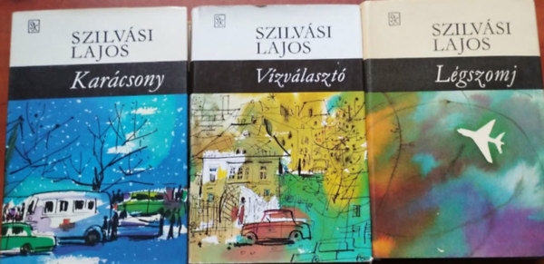 Szilvási Lajos - 3db Szilvási Lajos könyv: Vízválasztó+Karácsony+Légszomj