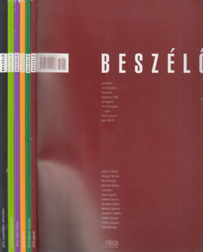 Besz�l� 2010/1-12. (teljes �vfolyam, lapsz�monk�nt)