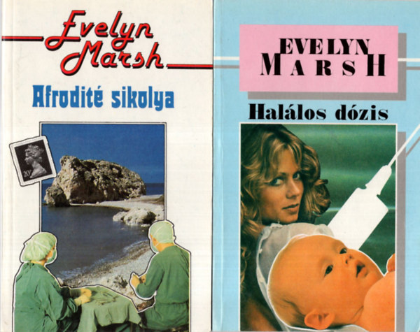 Evelyn Marsh - 4 db Evelyn Marsh könyv ( együtt ) 1. A titokzatos kövek, 2. A kétarcú gyilkos, 3. Halálos dózis, 4. Afrodité sikolya