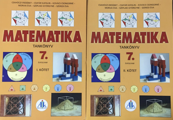 Csahczi-Csatr-Kovcs-Morvai-Szplaki-Szeredi - Matematika tanknyv 7. vfolyam I-II. ktet