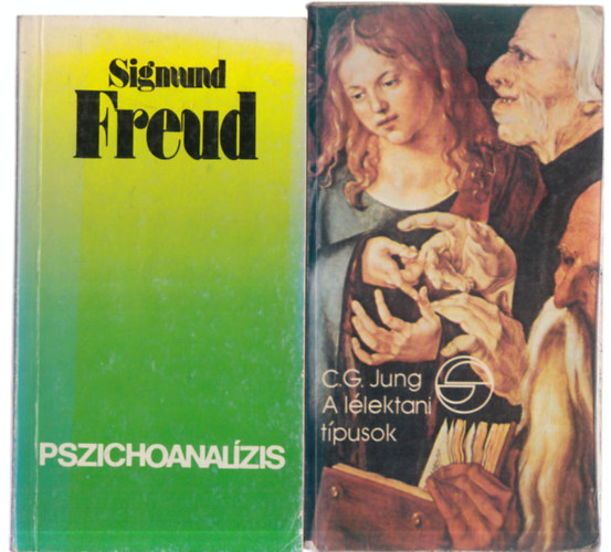 Carl Gustav Jung Sigmund Freud - 2 db. pszicholgia knyv (Freud: Pszichoanalzis + Jung: A llektani tpusok)