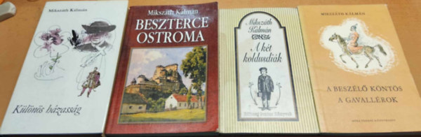 Mikszáth Kálmán - 4 db Mikszáth Kálmán kötet (címek a terméklapon, saját fotó)