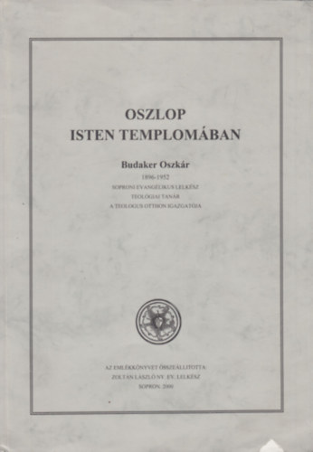 Zolt�n L�szl� - Oszlop Isten templom�ban (Budaker Oszk�r 1896-1952)