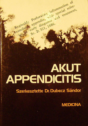 Dr. Dubecz Sndor - Akut appendicitis
