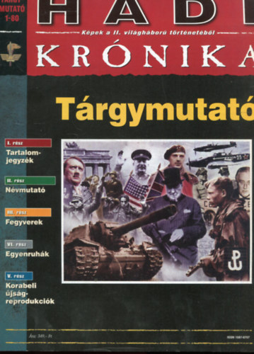 Hadi krónika - Tárgymutató