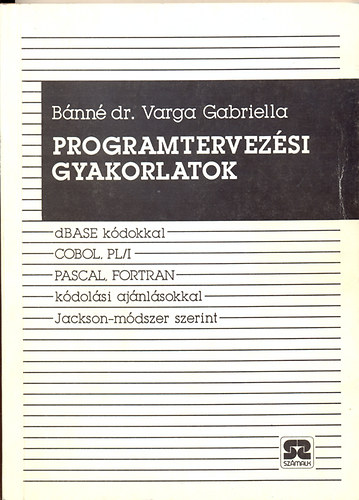 Bnn Varga Gabriella - Programtervezsi gyakorlatok
