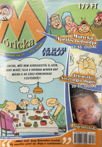 Sz�cs Alfr�d  (szerk.) - M�ricka 275. sz�m - 2005. m�rcius 31.