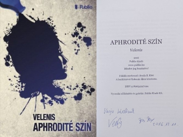 Velenis - Aphrodité szín Dedikált!