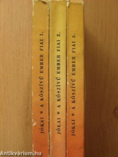 Jókai Mór - A kőszívű ember fiai 1-3. (3 kötet) ifjúsági kiskönyvtár 4 ft 1963