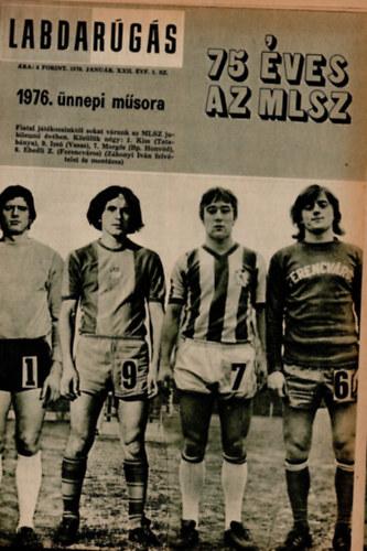 Hoffer Jzsef   (szerk) - Labdargs 1976. XXII. vfolyam 1-12. szm (teljes)