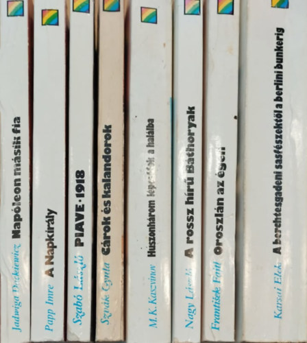 Karsai Elek, Nagy L�szl�, M.K. Kaszvinov, Szv�k Gyula, Szab� L�szl�, Papp Imre, Jadwiga Dackiewicz Frantisek Fajtl - 8 db sz�v�rv�ny k�nyvf