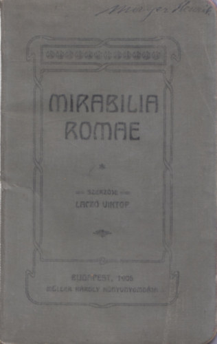 Lacz� Viktor - Mirabilia Romae