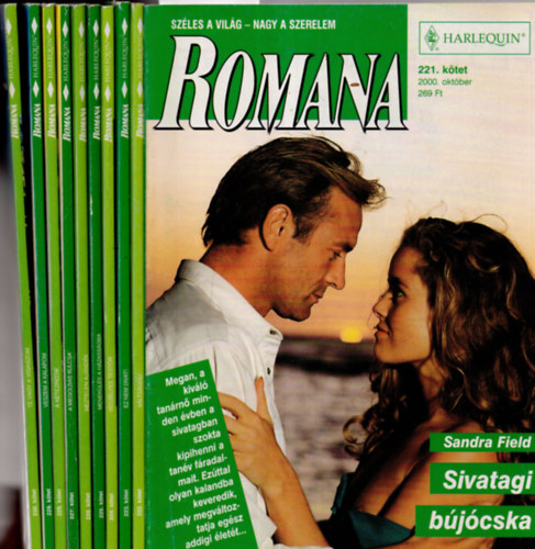 Dr. T�gl�sy Imre  (f�szerkeszt�) - 10 db Romana magazin:(221.-230. lapsz�mig 2000/10-2001/02, 10 db., lapsz�monk�nt)