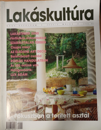 Lakáskultúra XXXV. évfolyam 2000/5. május