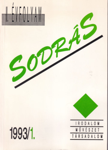 Banner Zolt�n, K�ntor Zsolt Erd�sz �d�m - Sodr�s 1993/1 ( II. �vfolyam )