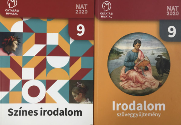 Sndor Csilla  (szerk.) - Sznes irodalom 9. Tanknyv + Szveggyjtemny (2 ktet)